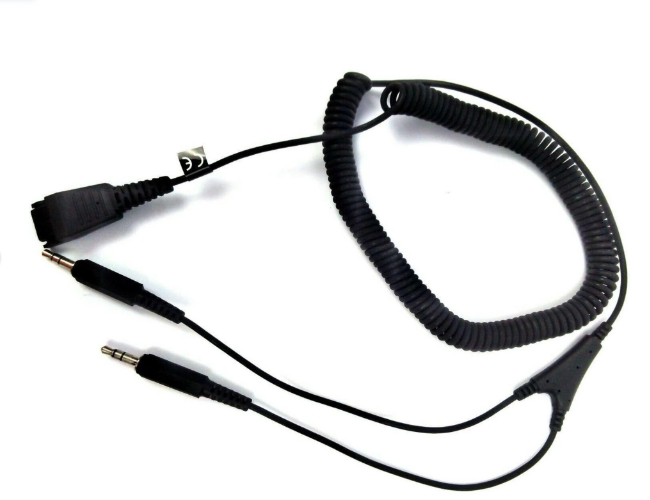 Jabra QD to Dual 3.5mm Adapter Cable