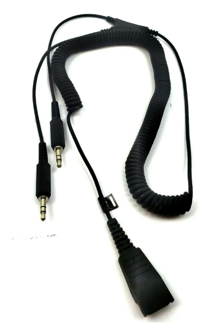 Jabra QD to Dual 3.5mm Adapter Cable