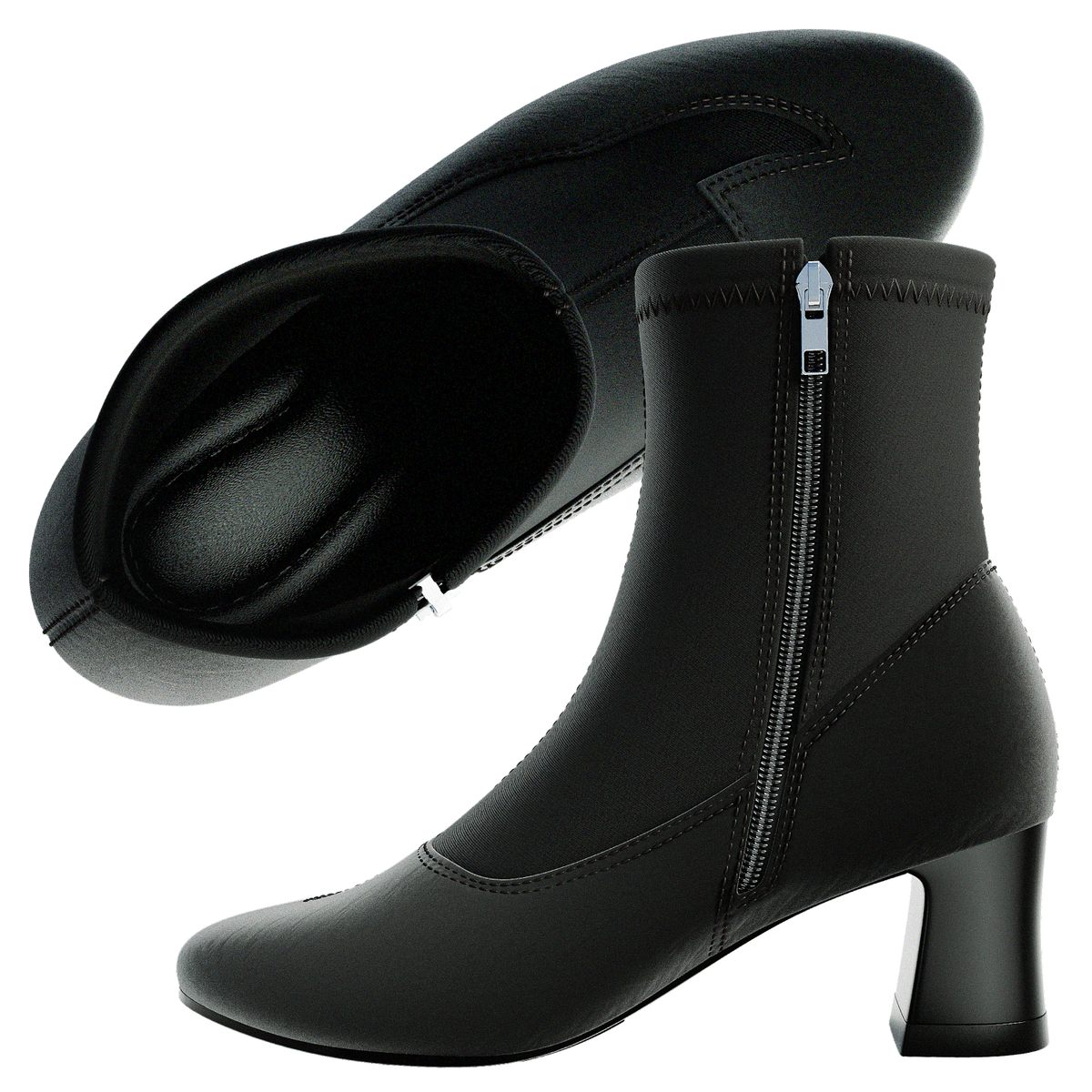 ForMommy Julia Velvet - Luxe Comfort Heel | Premium Velvet Pregnancy Boot