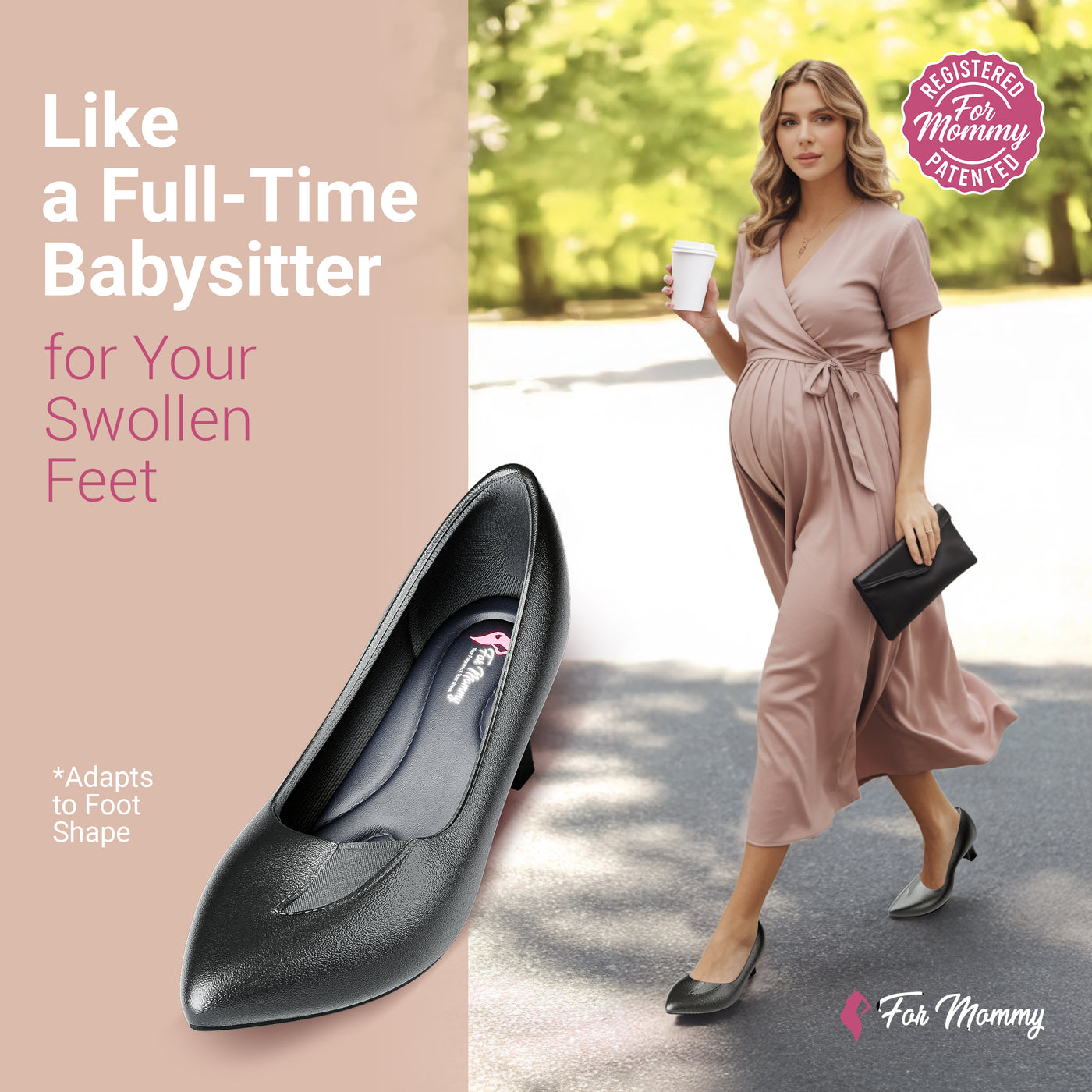 ForMommy Sol - Breathable Everyday Shoe | Pregnancy Comfort with All-Day Support