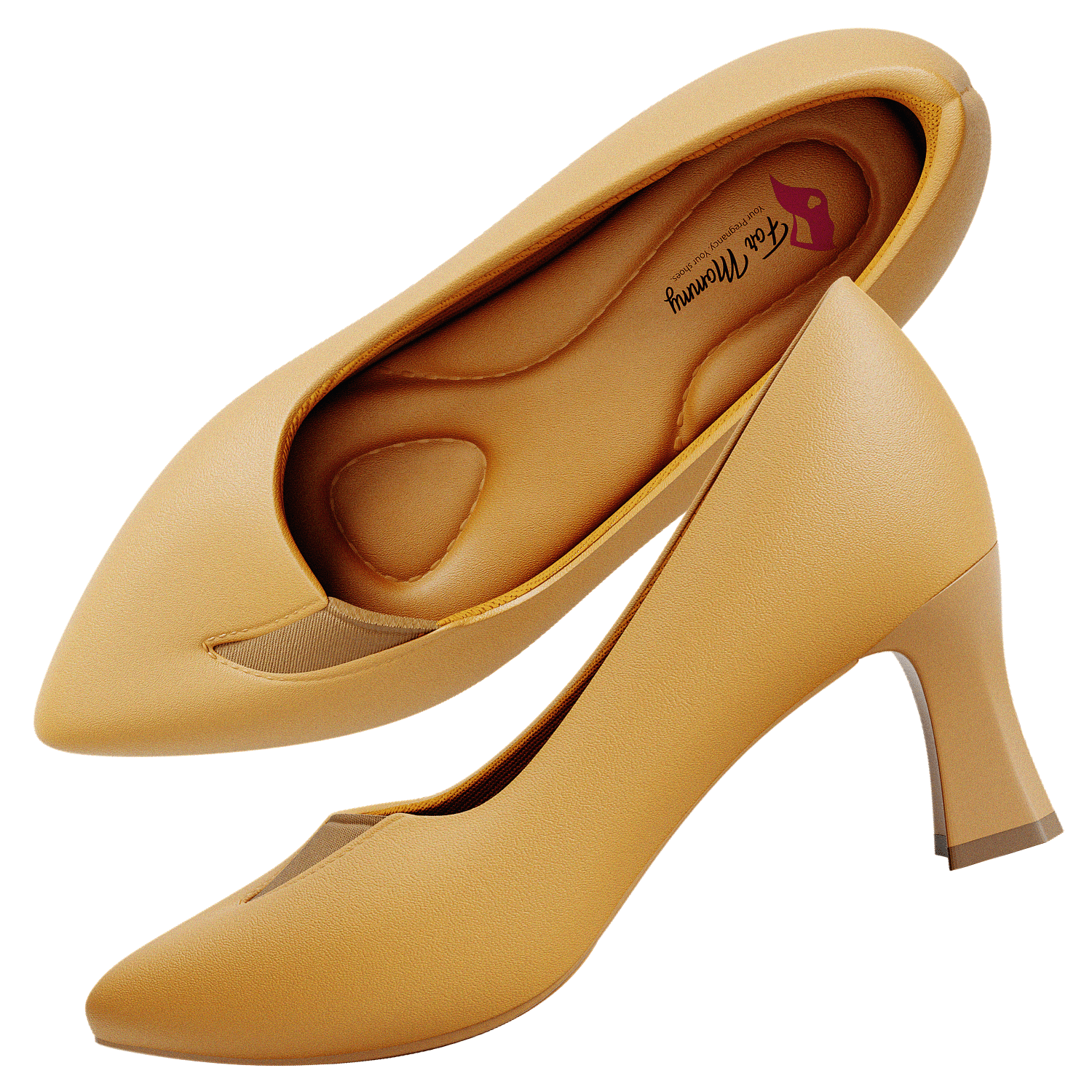 For Mommy Pregnancy Shoes - Swollen Feet Relief, Camel- Sol